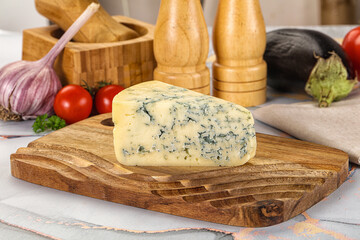Dor blue cheese with mold