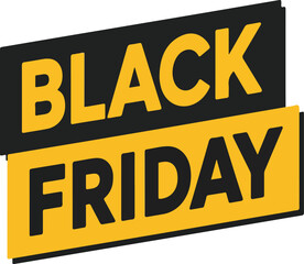 Black friday sale banner graphic art