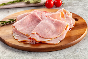 Italian delicous prosciutto pork meat