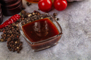 Black pepper sauce for meat