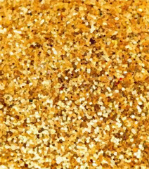Abstract gold glitter sparkle background. For greeting cards, advertisements, invitations and other design.