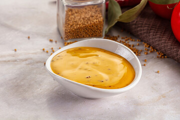 Honey and mustard sauce flavor seasoning dip