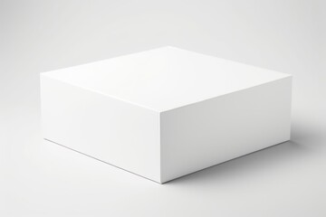 Naklejka premium Box white simplicity rectangle.