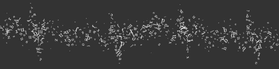 Concept of school background. White chalk