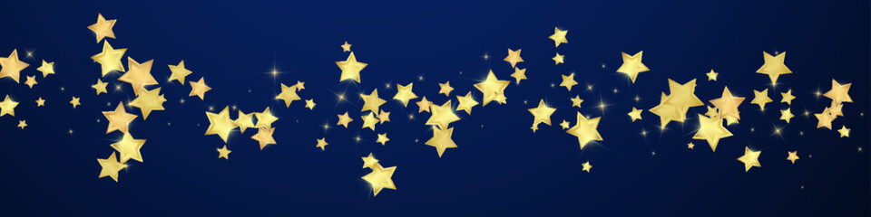 Magic stars vector overlay.  Gold stars scattered