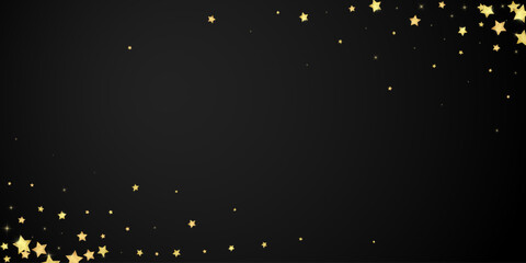 Magic stars vector overlay.  Gold stars scattered
