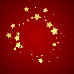 Magic stars vector overlay.  Gold stars scattered