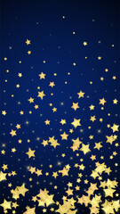 Magic stars vector overlay.  Gold stars scattered