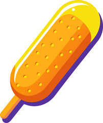 Corn Dog vector illustration