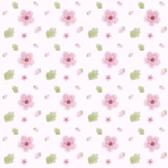 Pastel Watercolor Pink Colorful Blossom Texture