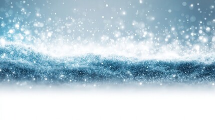 Snow sparkle isolated on white background
