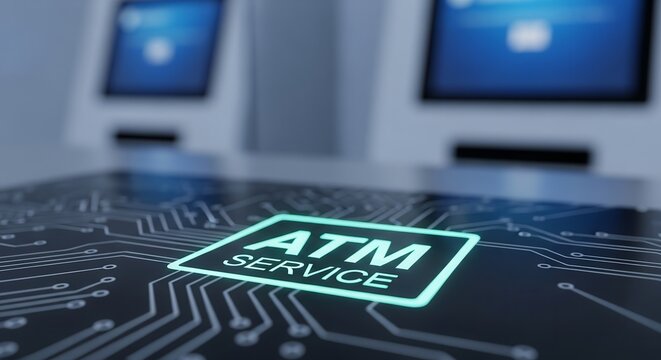 Automated Banking Terminal Service: Futuristic ATM Interface and Electronic Circuitry Design