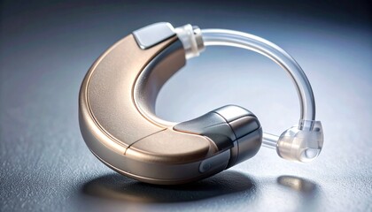 Modern Behind the Ear Hearing Aid Device for Hearing Loss Support