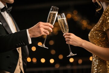 Celebrate success with champagne cheers to new year