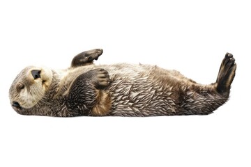 Obraz premium Sea otter wildlife animal mammal.