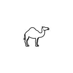 Desert Camel Animal Silhouette Icon