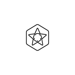 Islamic Geometric Hexagon Star Icon