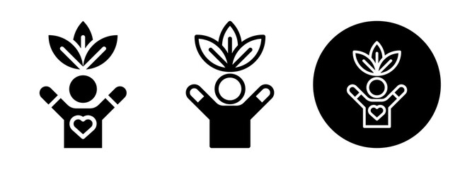 Inner Peace Icon Collection Glyph & Mixed Style