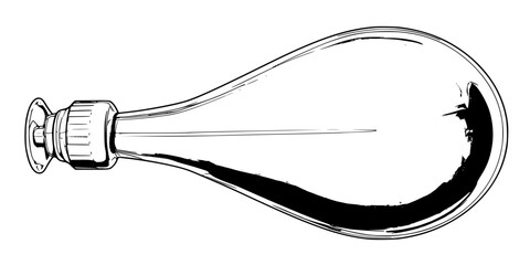 Elegant Glass Whistle Party Vibe | Clean, isolated vector art for creative projects.