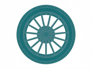 Explore stunning 3D vintage wheel design for your creative projects, perfect for adding a retro touch to modern automotive or transportation themes