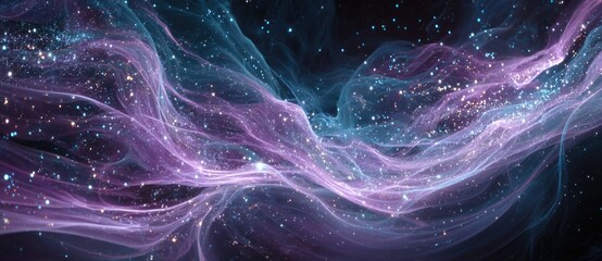 Cosmic swirl with stars in dark space