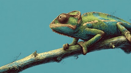 lizard on a branch