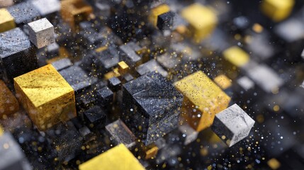 Vibrant cubes create stunning visuals