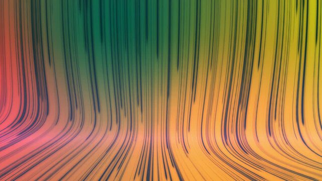 Abstract Flowing Lines Background - Modern Digital Stream Loop