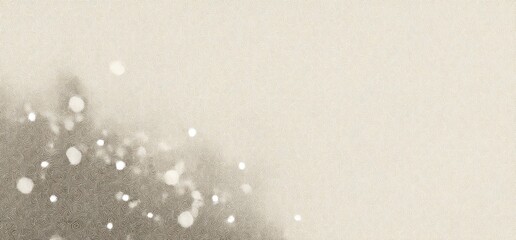 Calm snowfall in a tranquil winter landscape