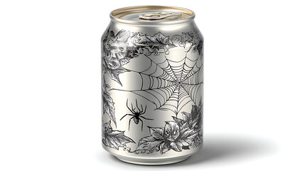 tin can isolated on white background