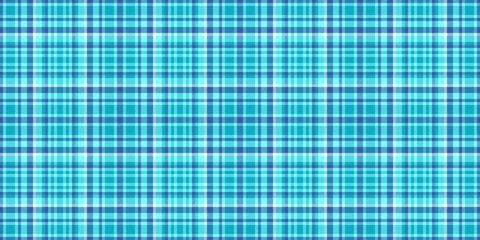 Us textile vector tartan, luxurious texture plaid seamless. Workshop fabric pattern check background in cyan and blue colors.