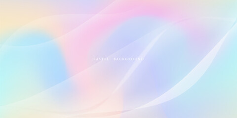 Pastel color liquid wave background, abstract, modern design vector illustration.