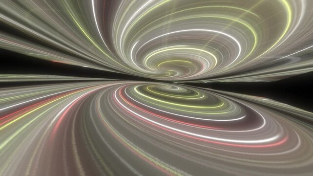 Infinite Golden Spiral Energy Flow - Dynamic Abstract Background Loop