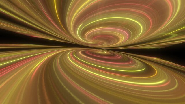 Infinite Golden Spiral Energy Flow - Dynamic Abstract Background Loop