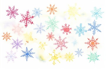 Snowflakes backgrounds nature white background.
