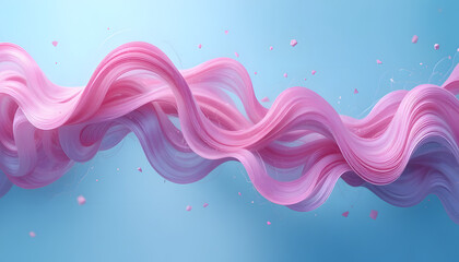 Abstract colorful pink wave background with artistic lines and patternsh
