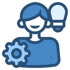 male entrepreneur icon