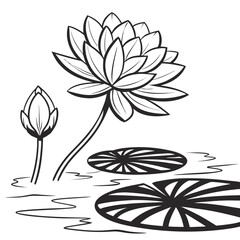 Graphic Lotus Leaf Pop
