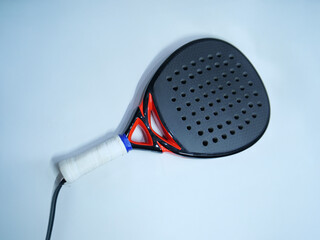 Top View Padel Racket Clean Sports