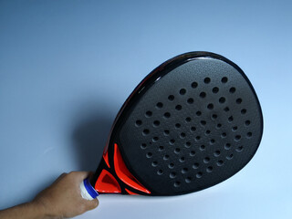 Padel Racket in Hand Action Sports Grip Photography