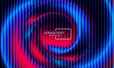 Futuristic neon gradient pattern with diagonal glowing lines blending smooth and radiant colors. Minimalistic abstract dark background perfect for creative digital tech designs. Vector illustration 
