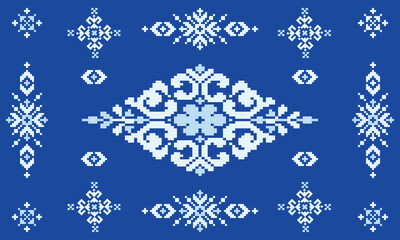 Geometric patterns designed for decoration, backgrounds, carpets.