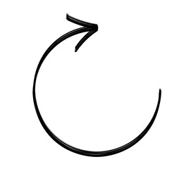 Circular arrow symbol for refresh, restart, and renewal