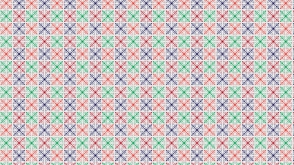 Abstract background with colorful geometric patterns and repeating shapes