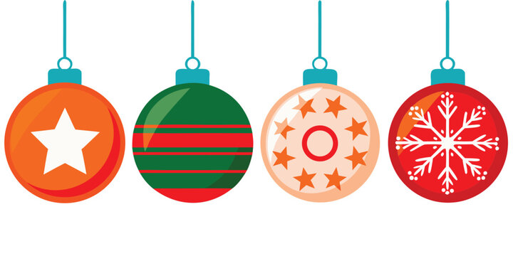 Christmas ornaments holiday decoration festive celebration xmas season winter cheer joy