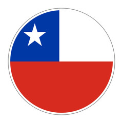 Fototapeta premium Chilean flag