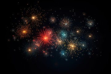 Obraz premium Firework fireworks backgrounds outdoors.