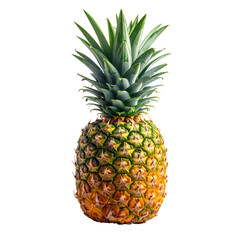 Fototapeta premium Ananas isoliert auf weißem Hintergrund – Früchte-Freisteller