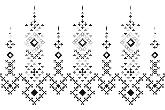 traditional ornamental motif design printed fabric material