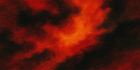 Abstract burning inferno background: dark texture of hot red and orange smoke flames with energy light explosion motion